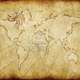 Old map parchment
