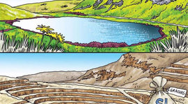 Timeline: Minería y Agua: Recuento de casos. (Sep 2011 - Mayo 2012)