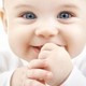 Cute newborn baby boy picture