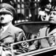 Hitler mussolini in car