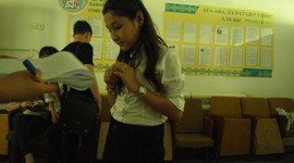 Timeline: Скегодня аким города и области ленжали пьяные на площади.