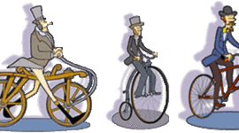Timeline: Evolution de la bicyclette