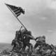 American flag on mt surbachii