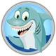 Cartoon shark