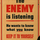 Wwii spy poster