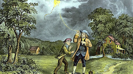 Timeline: Benjamin Franklin invented the lightening rod he demonstrated lightning was electricity.