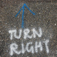 Turn right