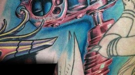 Timeline: proceso de la maquina de tatuar
