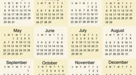 Timeline: school calender