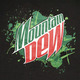 Mountain dew splat black shirt pop