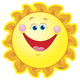 Clip art infantil sol
