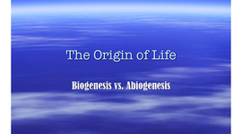 Timeline: Abiogenesis vs. Biogenesis Research Project