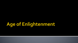 Timeline: The Age of Reason
