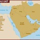 Map of middle east