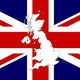 512px uk flag and outline map