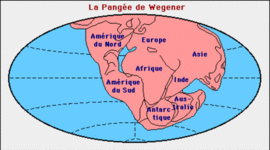 Timeline: TD : L'histoire de la notion " Dérive des continents " .