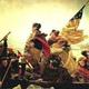 George washington in boat