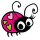 Pink ladybug