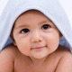 Baby boy photo with towel 1