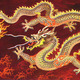 Chinese dragon red