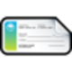 Bank check icon
