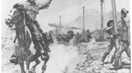 Timeline: In 1860 the Pony Express mail servies