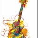 Rainbow guitar