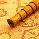 Map and telescope