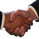 Shaking hands