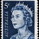 8240214 australia  circa 1960s a stamp printed in australia shows queen elizabeth ii circa 1960s