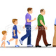 Stock illustration 12161412 stages of human development