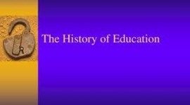 Timeline: History of Education