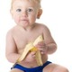 Baby with banana