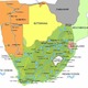 Map south africa large
