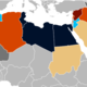 Arab spring map svg