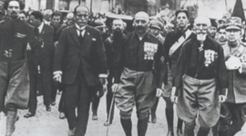 Timeline: Sieg der Faschisten in Italien