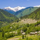 Wonderful mountain scenery of svanetia georgia caucasus central asia asia