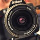 Wallpaper para ordenador de cámara fotográfica nikon negra