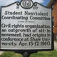 Sncc sign at shaw