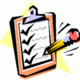 Clipart pencil checklist