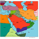 Middle east political map