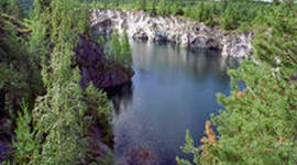 Timeline: Путешествие во времени. Рускеальское месторождение мраморов