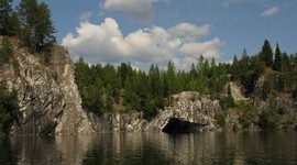 Timeline: Карелия, Рускеала. Мраморный карьер.