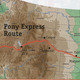 Pony express map