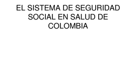 Timeline: Legislación del sistema de seguridad de salud en Colombia