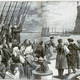 Immigrants behold the statue of liberty
