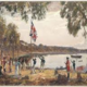 First fleet flag break