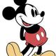 Mickey stands