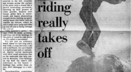 Timeline: Snowboarding Timeline