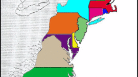 Timeline: the 13 colonies